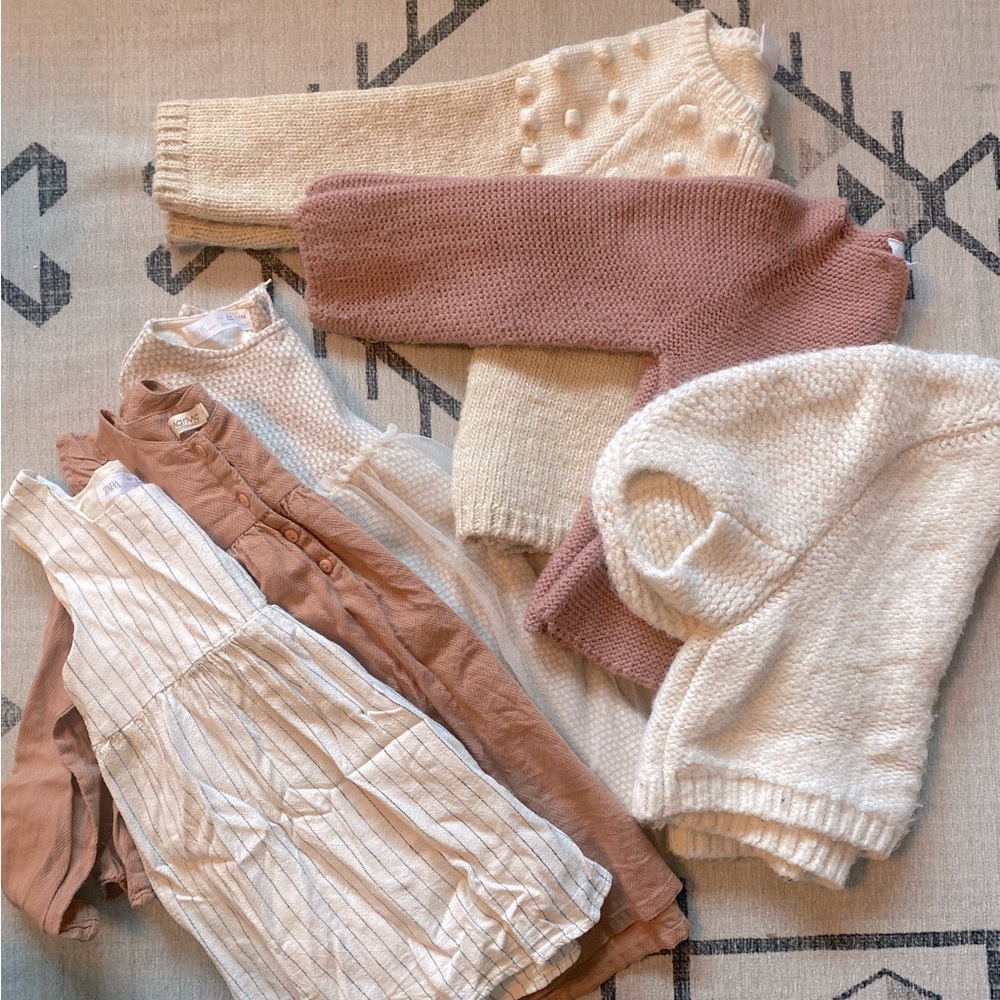 Zara 3-4y sweater and dress bundle (READ)